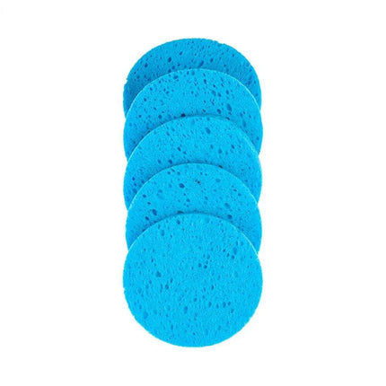 Natural Wood Pulp Facial Sponge Set - Essential Skincare Tools..