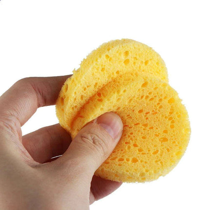 Natural Wood Pulp Facial Sponge Set - Essential Skincare Tools - Très Elite