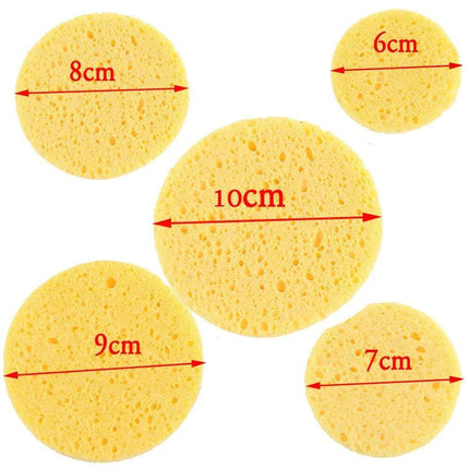 Natural Wood Pulp Facial Sponge Set - Essential Skincare Tools - Très Elite