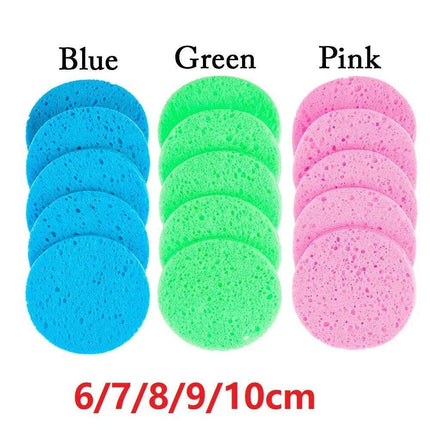 Natural Wood Pulp Facial Sponge Set - Essential Skincare Tools - Très Elite
