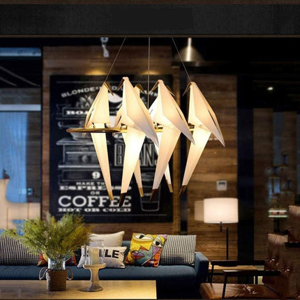 Nature-Inspired Nordic Bird Ceiling Lamp with Elegant Design..