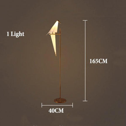 Nature-Inspired Nordic Bird Ceiling Lamp with Elegant Design..