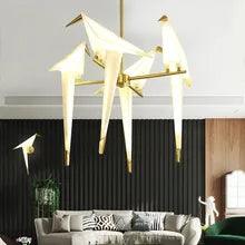 Nature-Inspired Nordic Bird Ceiling Lamp with Elegant Design..