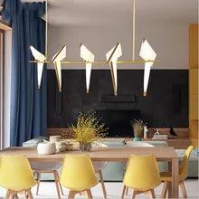 Nature-Inspired Nordic Bird Ceiling Lamp with Elegant Design..