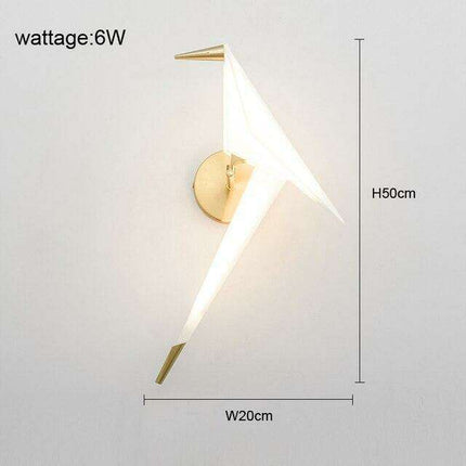 Nature-Inspired Nordic Bird Ceiling Lamp with Elegant Design..