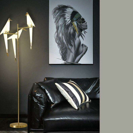 Nature-Inspired Nordic Bird Ceiling Lamp with Elegant Design..