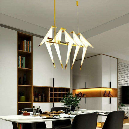 Nature-Inspired Nordic Bird Ceiling Lamp with Elegant Design..