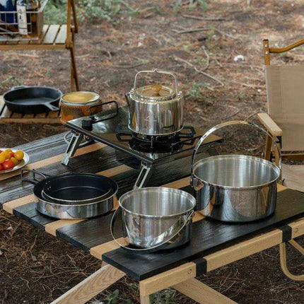 Naturehike Premium Outdoor Stainless Steel Cooking Set - Très Elite