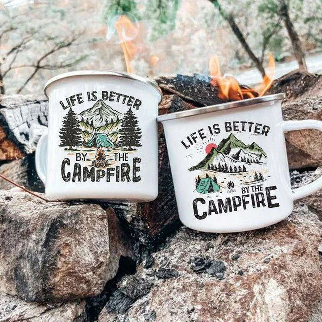 Nature's Adventure Enamel Mug: The Essential Companion for Outdoor Lovers