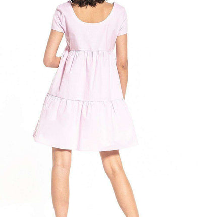 Nautical Elegance Boat Neck Mini Dress - Très Elite