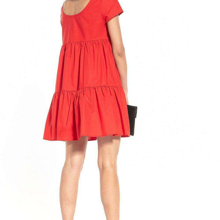 Nautical Elegance Boat Neck Mini Dress - Très Elite