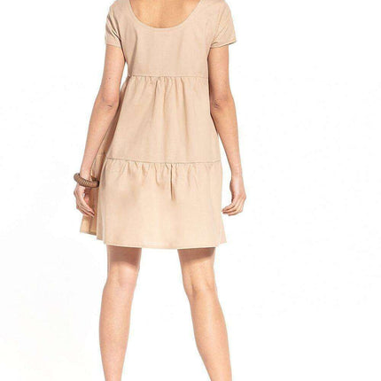 Nautical Elegance Boat Neck Mini Dress - Très Elite