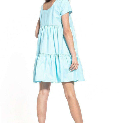 Nautical Elegance Boat Neck Mini Dress - Très Elite