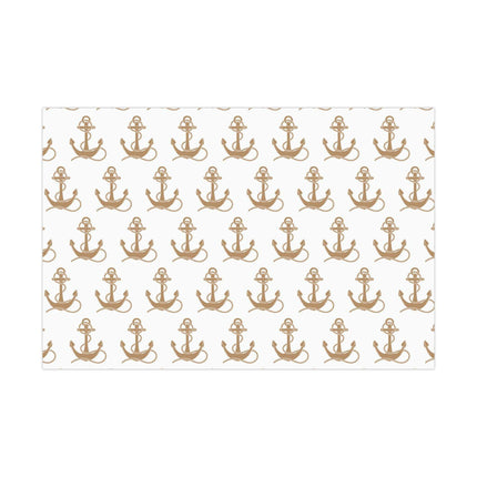 Nautical Elegance: Premium Gift Wrap Collection - Made in the USA