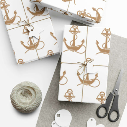 Nautical Elegance: Premium Gift Wrap Collection - Made in the USA