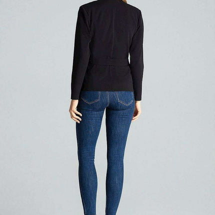 Nautical Elegance Structured Jacket-Inspired Top - Très Elite