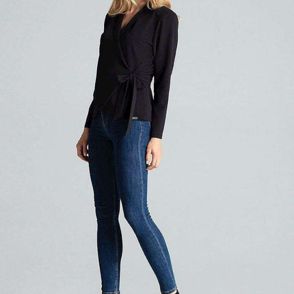 Nautical Elegance Structured Jacket-Inspired Top - Très Elite