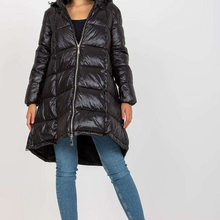 Navy Biker Zip-Up Jacket