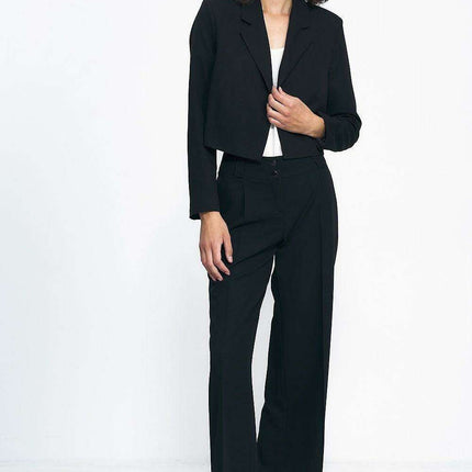 Navy Blue Lined Jacket For Versatile Everyday Styling - Très Elite