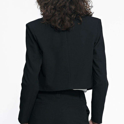 Navy Blue Lined Jacket For Versatile Everyday Styling - Très Elite