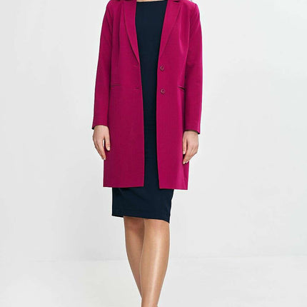 Navy Daydress With Fitted Silhouette Knee Length Back V Neck - Très Elite