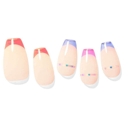 Neon Luxe French Manicure Gel Nail Art Collection - Ultimate Glam Set - Très Elite
