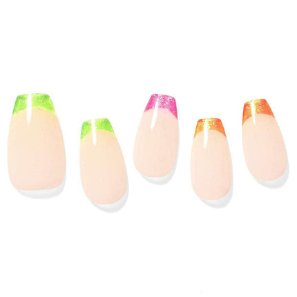 Neon Sparkle Glam Nail Art Collection - Dashing Diva Magic Press Set - Très Elite
