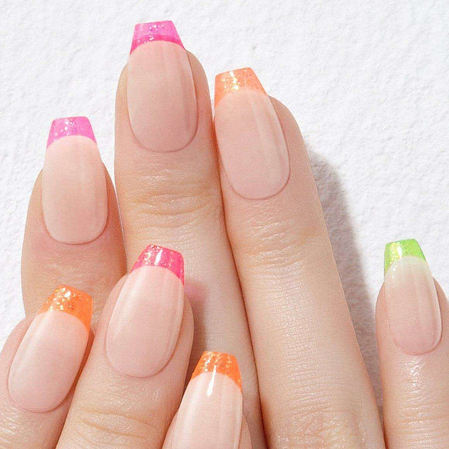 Neon Sparkle Glam Nail Art Collection - Dashing Diva Magic Press Set