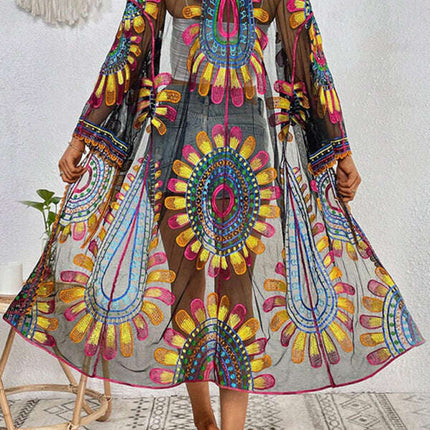 New Beach Skirt Casual Vacation Lace Cardigan Bikini Swimsuit Cover-Up Sun Protection Wear - Très Elite