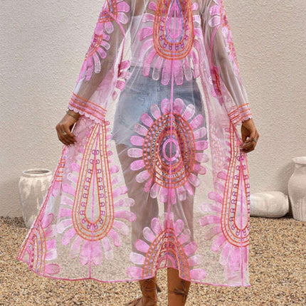 New Beach Skirt Casual Vacation Lace Cardigan Bikini Swimsuit Cover-Up Sun Protection Wear - Très Elite