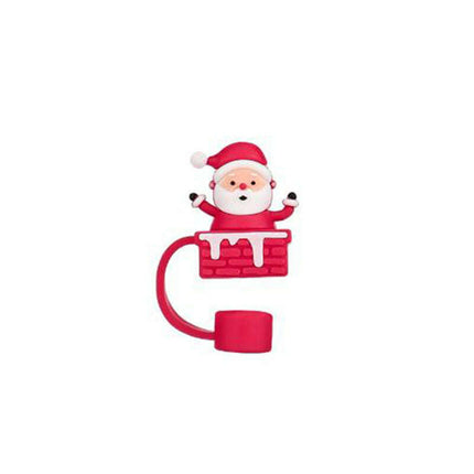 New Christmas Straw Dust Cover 10mm Cup Accessories - Très Elite