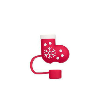 New Christmas Straw Dust Cover 10mm Cup Accessories- Très Elite- Très Elite