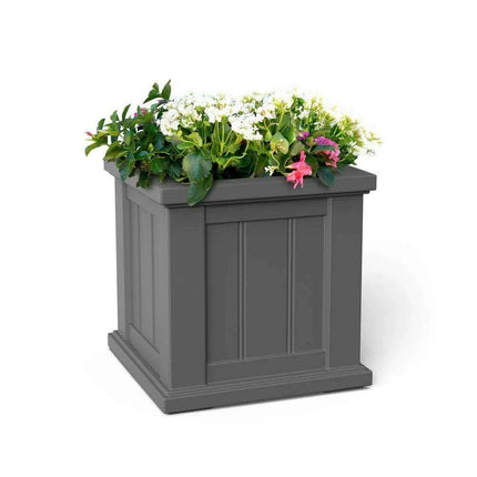 New England Oasis Premium Double-Wall Planter with Built-In Water Reservoir..