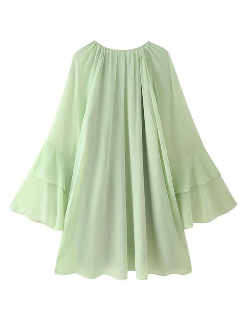 New Fashion Layered Ruffle Dress