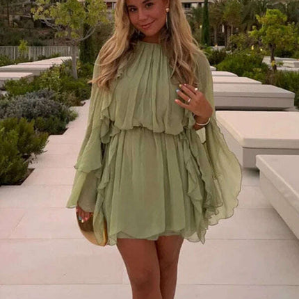 New Fashion Layered Ruffle Dress - Très Elite