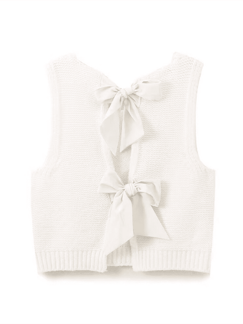 New Fashion Vest Bow Tie Sweater Vest