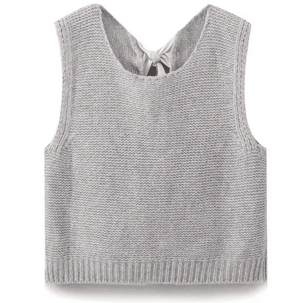 New Fashion Vest Bow Tie Sweater Vest - Très Elite