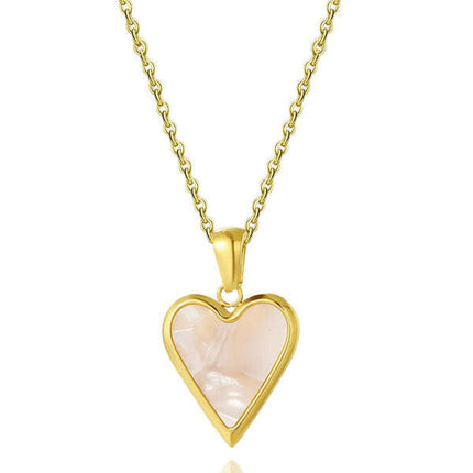 New Fritillary Love Versatile Simple Clavicle Chain Jewelry - Très Elite