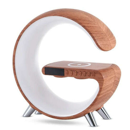New Intelligent G Shaped LED Lamp Bluetooth Speake Wireless Charger Atmosphere Lamp App Control For Bedroom Home Decor - Très Elite