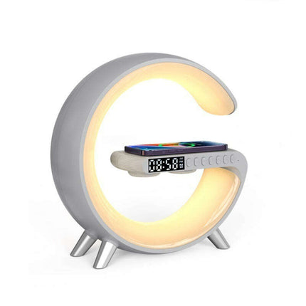 New Intelligent G Shaped LED Lamp Bluetooth Speake Wireless Charger Atmosphere Lamp App Control For Bedroom Home Decor - Très Elite