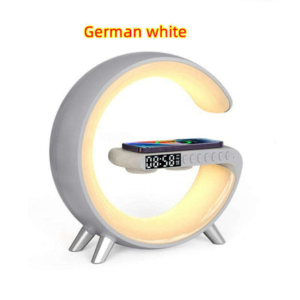 New Intelligent G Shaped LED Lamp Bluetooth Speake Wireless Charger Atmosphere Lamp App Control For Bedroom Home Decor - Très Elite