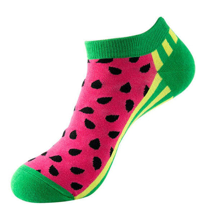 New Thin Crew Socks with Interesting Patterns - Très Elite