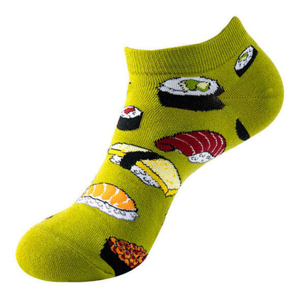 New Thin Crew Socks with Interesting Patterns - Très Elite
