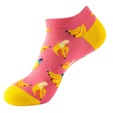 New Thin Crew Socks with Interesting Patterns - Très Elite