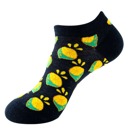 New Thin Crew Socks with Interesting Patterns - Très Elite