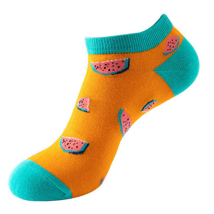 New Thin Crew Socks with Interesting Patterns - Très Elite