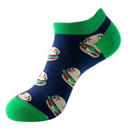 New Thin Crew Socks with Interesting Patterns - Très Elite