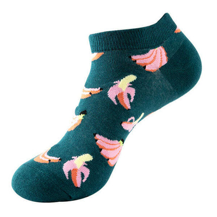 New Thin Crew Socks with Interesting Patterns - Très Elite