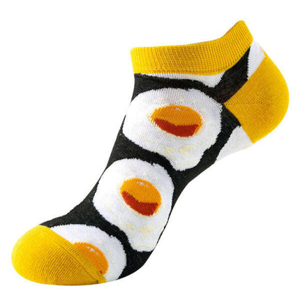 New Thin Crew Socks with Interesting Patterns - Très Elite