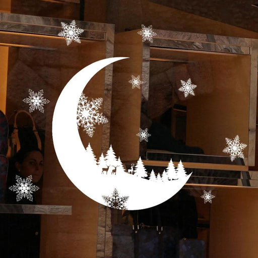 Chic Winter Wonderland Snowflake Wall Decal: Elevate Your Holiday Home Aesthetics